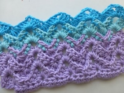 Crochet with eliZZZa * Crochet Stitch "ZigZag with Profile" * Chevron Stitch