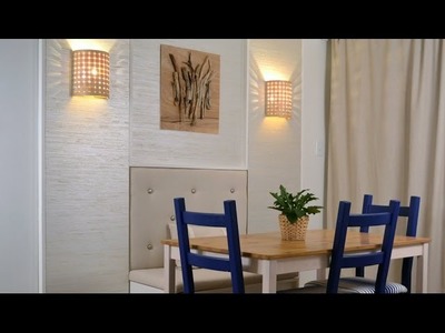 Dining room makeover:  DIY wall décor with wall panels Season 2, Ep 5 part 3