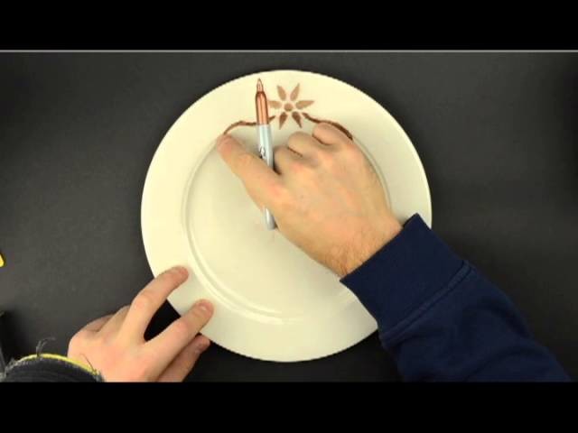 DIY Craft Project - Making a Monogrammed Plate - How To Make A Decorative Plate