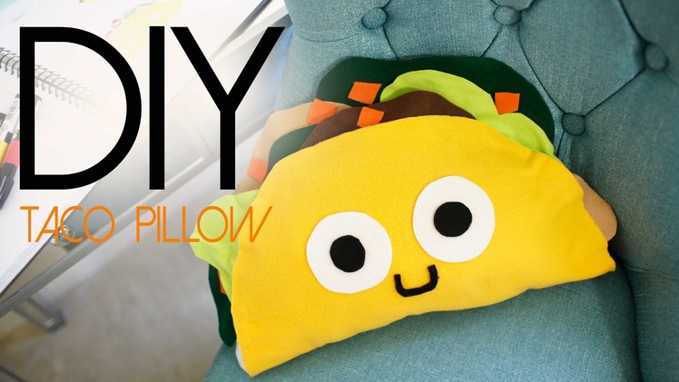 DIY Cute Taco Pillow Plushie (Father's Day gift Ideas) | ANNEORSHINE