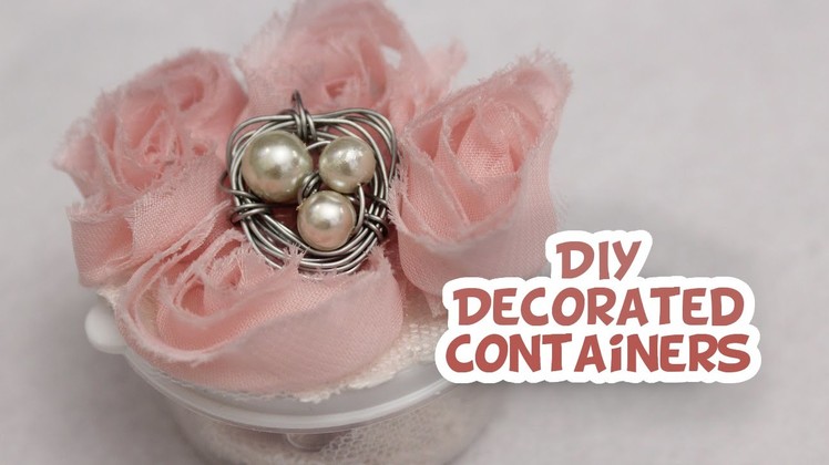 DIY Decorated Containers and Whimsy Jars - Whitney Crafts