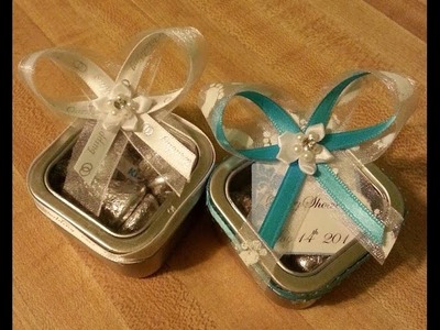 DIY Tin Favor Box  with Lid Tutorial for Any Occasion