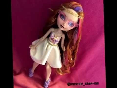 Doll craft tutorial: No Sew Butterfly Top