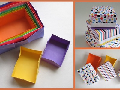 Easy Origami Box - Caja fácil de plegar
