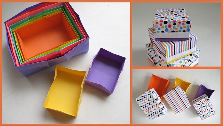 Easy Origami Box - Caja fácil de plegar
