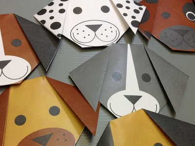 Free Origami Dog Paper - Print Your Own! - Cute Dogs