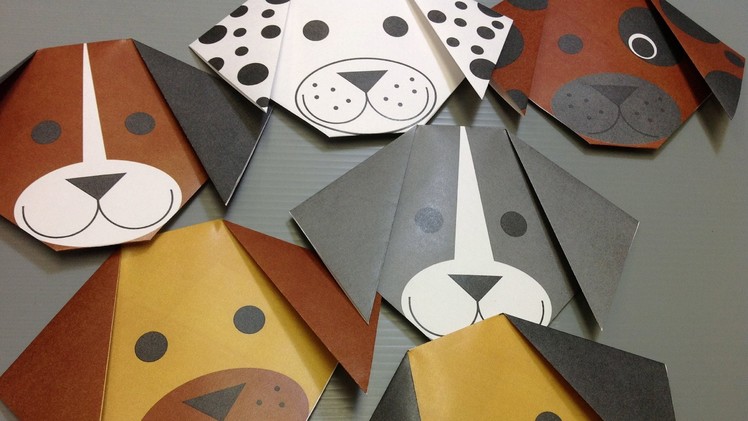 Free Origami Dog Paper - Print Your Own! - Cute Dogs