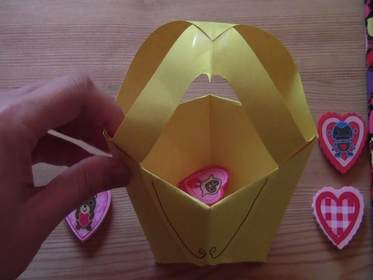Fun Valentines Origami Tote Bag Craft