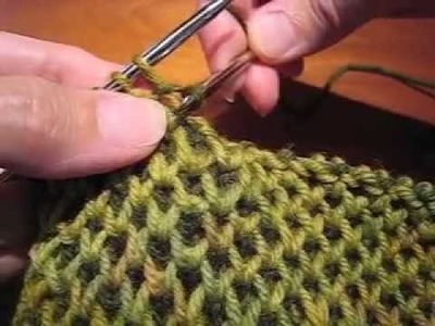 Honeycomb Brioche via Knit One Below
