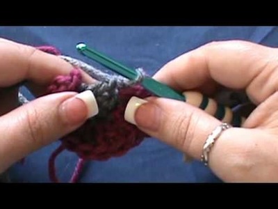 How to Crochet a 2-toned Spiral. (Correction,, not for Weekly Pattern Wednesday)
