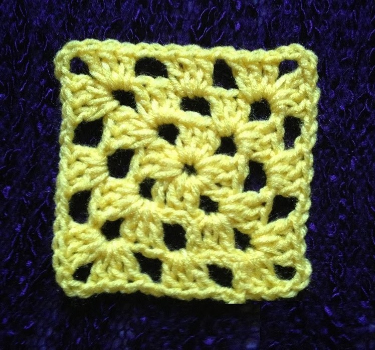 How to Crochet a Granny Square P #1 by ThePatterfamily