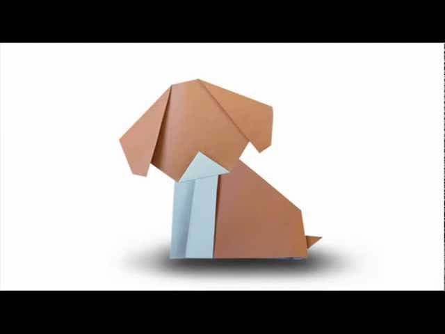 How to fold an Origami Puppy Dog