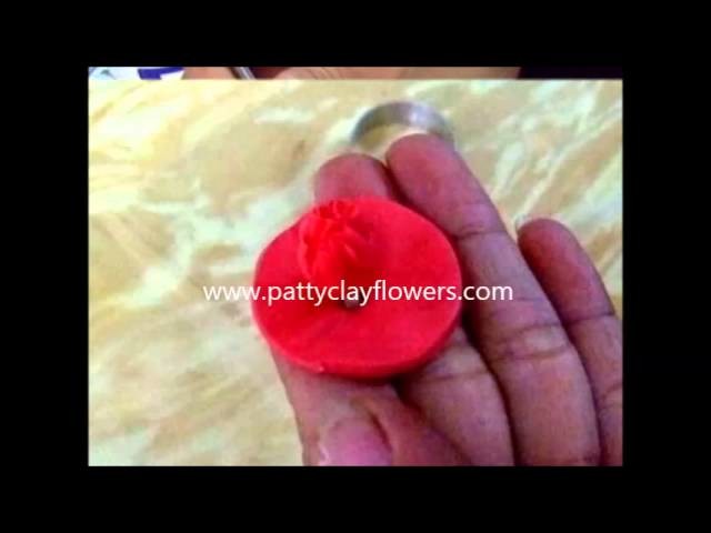 How to make Clay Flower Carnation tutorial. Polymer Clay. Sugar Craft. Cake Decoration DIY