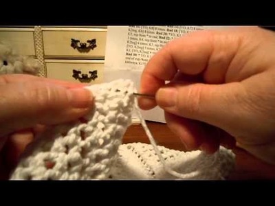 Knit Doily Dishcloth #14 - Finishing!