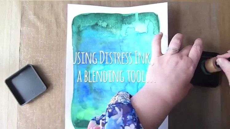 Marsha Valk | Elizabeth Craft Designs - Rainy Day Mixed Media Page