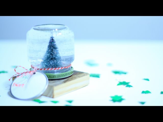 Mason Jar Snow Globe - 10th DIY of Christmas!