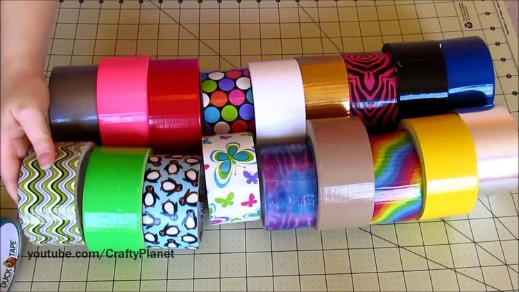 My Duct Tape Rolls Collection - 19 different!! (Duct Tape Crafts, Duct Tape Tutorial, Duck Tape)