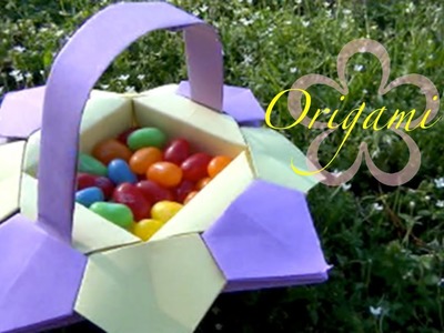 Origami: MeiIris' Easter Origami Basket Tutorial