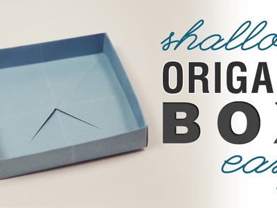 Origami Shallow Masu Box - Easy