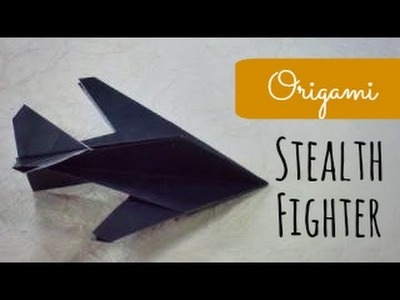 Origami Stealth Fighter Instructions (Robert J. Lang)