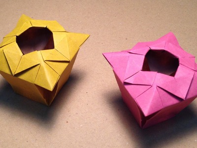 Origami Vase Instructions
