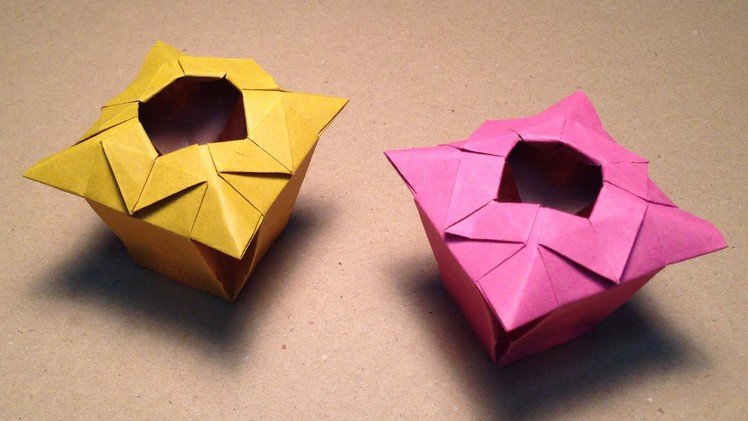 Origami Vase Instructions