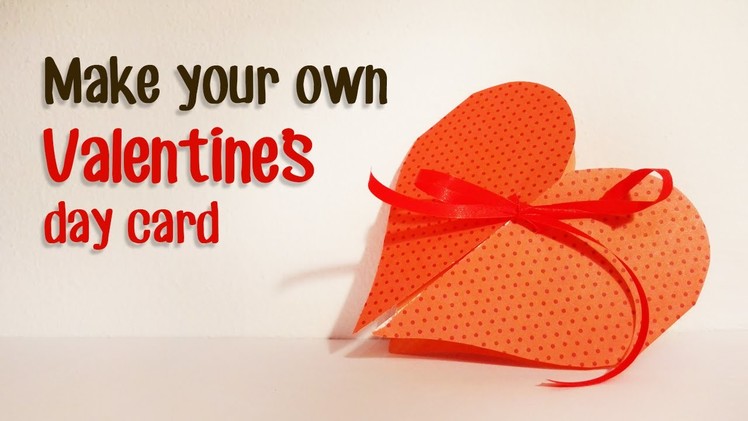 Paper Magic DIY: Valentine's day paper card tutorial