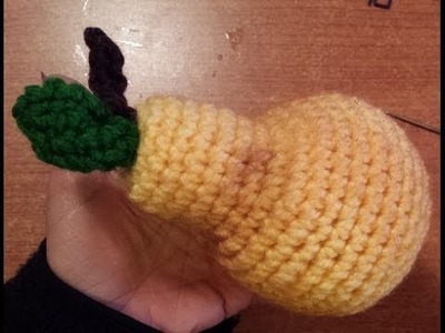 Pera all'uncinetto amigurumi   tutorial crochet