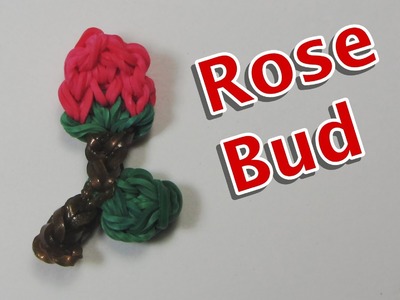 Rainbow Loom ROSE BUD charm: How to Tutorial. Design (DIY Mommy)