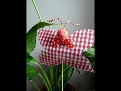 Recycled craft ideas: Recycled Spring Butterfly Tutorial