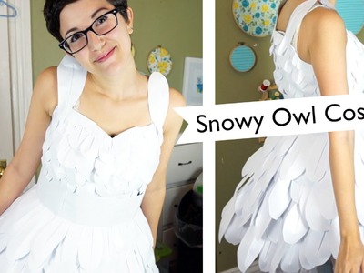 Snowy Owl: DIY Minimalist Halloween Costume Challenge