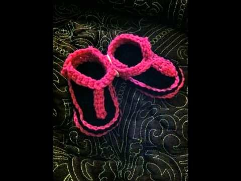 Some crochet baby sandals I've made