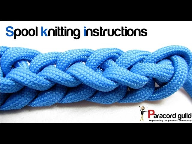 Spool knitting instructions- 2 pegs