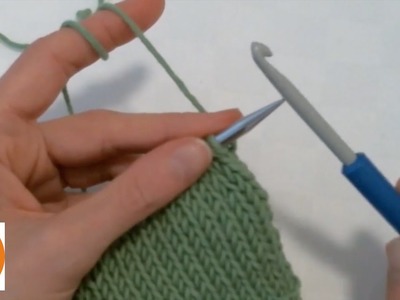Stricken wir! Basics 20 - Abketten mit Häkelnadel (Binding off with crochet hook)