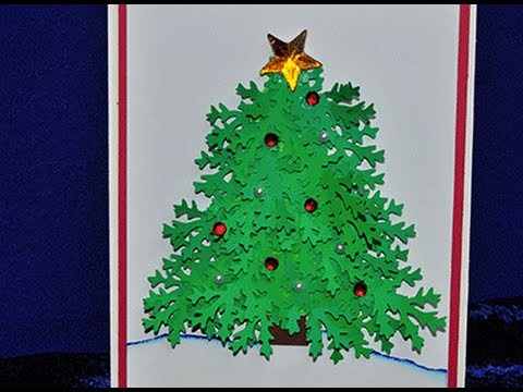 3D Christmas Tree Card Tutorial - Cricut Explore