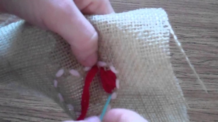 4  Satin Stitch and Ending Knot