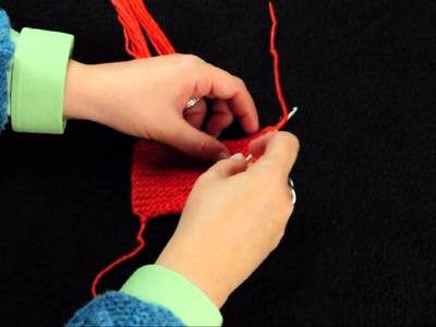 Adding Knotted Fringe to a Scarf or Shawl