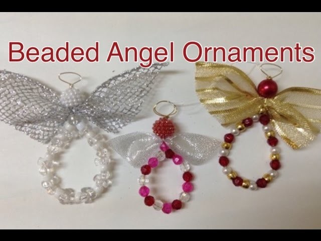 Beaded Angel Ornament