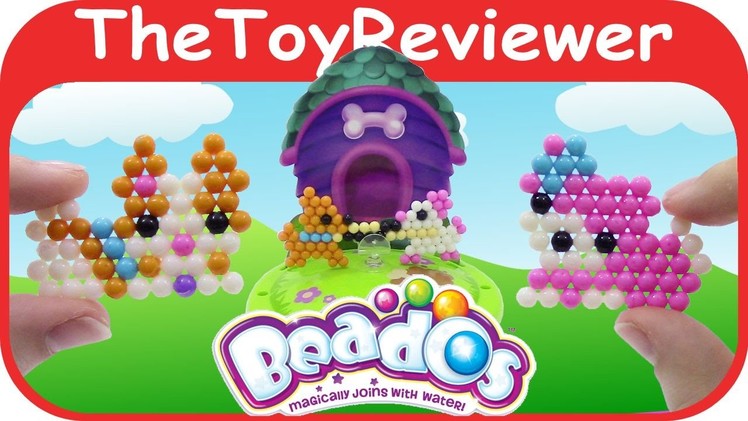 Beados Theme Pack - Puppies At Play Refill Aqua Beads Toy Unboxing Review by TheToyReviewer