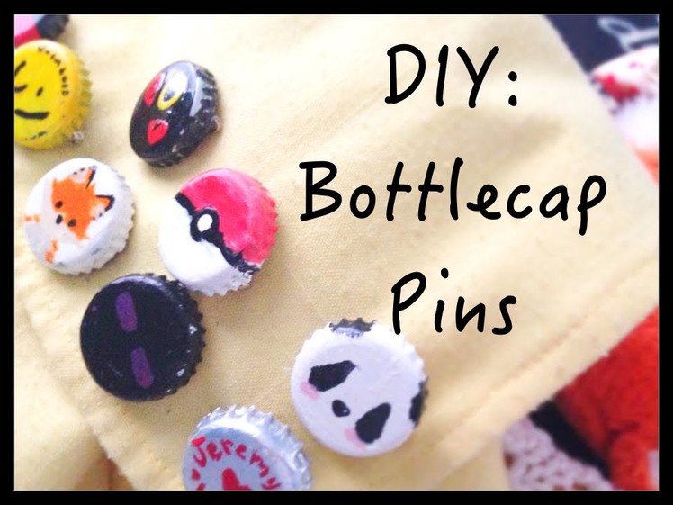 Bottle Cap Pins | Crafts with Taylor