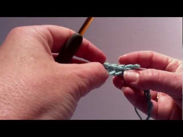 Crochet 101: 3. Single Crochet into Top Loop and Back Bar of Chain