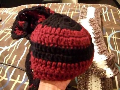 Crochet beanies, hats, purses, and scarfs