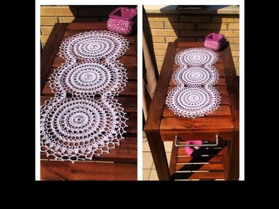 Crochet tablecloth for beginners