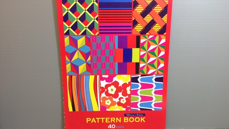 DAISO Pattern Book Craft Paper - Origami Unboxing!