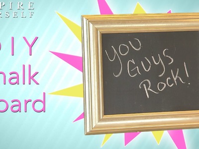 DIY: Chalkboard Memo Board