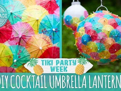 DIY Cocktail Umbrella Lanterns - Tiki Party Week - HGTV Handmade