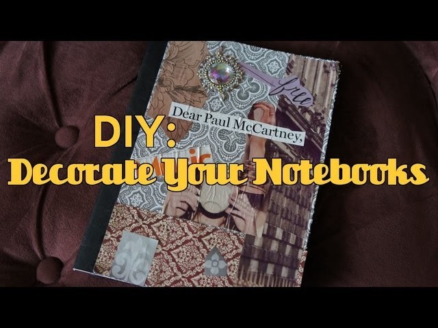 DIY: Decorate Your Notebooks | MORESAVANNAH