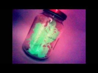 DIY. Easy fairy glow jar ♥ Manualidades. Frasco de hadas