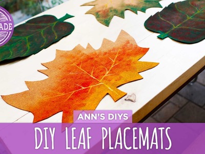 DIY Fall Leaf Placemats - HGTV Handmade