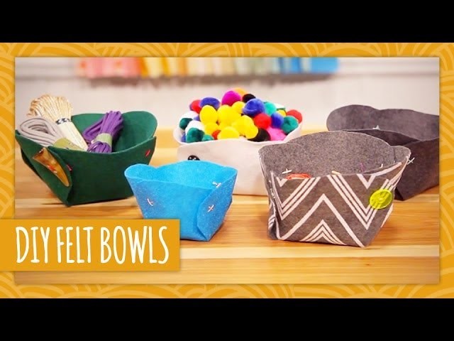 DIY Felt Bowls - HGTV Handmade